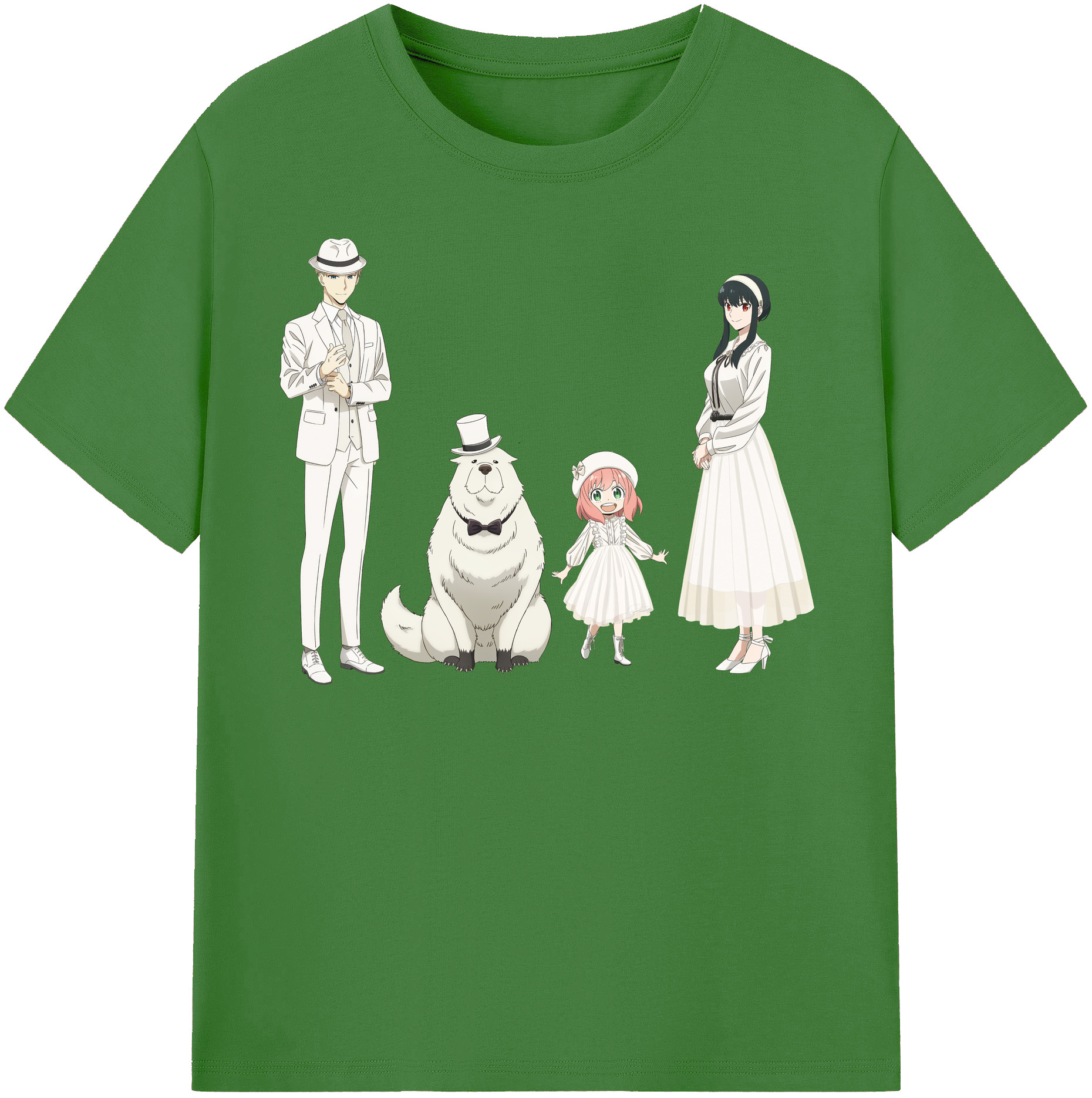 （画像用） SPY×FAMILY间谍家家酒 レディースカジュアルプリントTシャツ（綿100％）